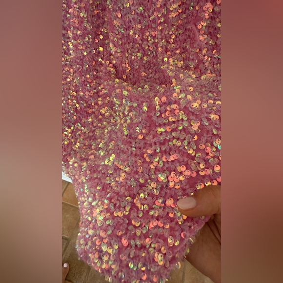 Helsi Abby Sequin Halter Minidress - Picture 6 of 8